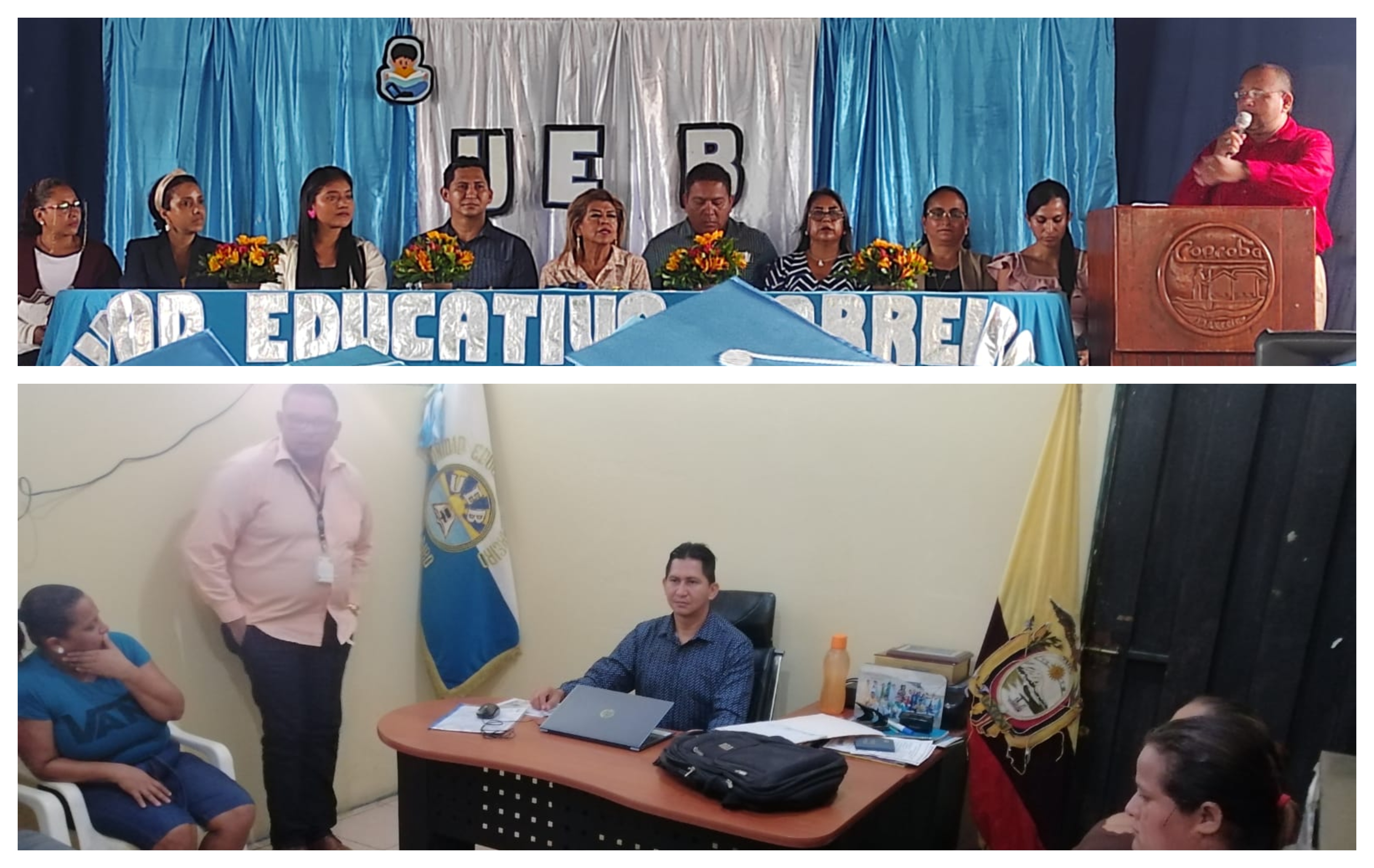 Participación en la culminación de séptimo grado y reunión con padres de familia
